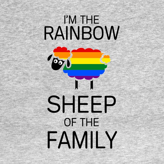I am the Rainbow Sheep of the Family by N8I